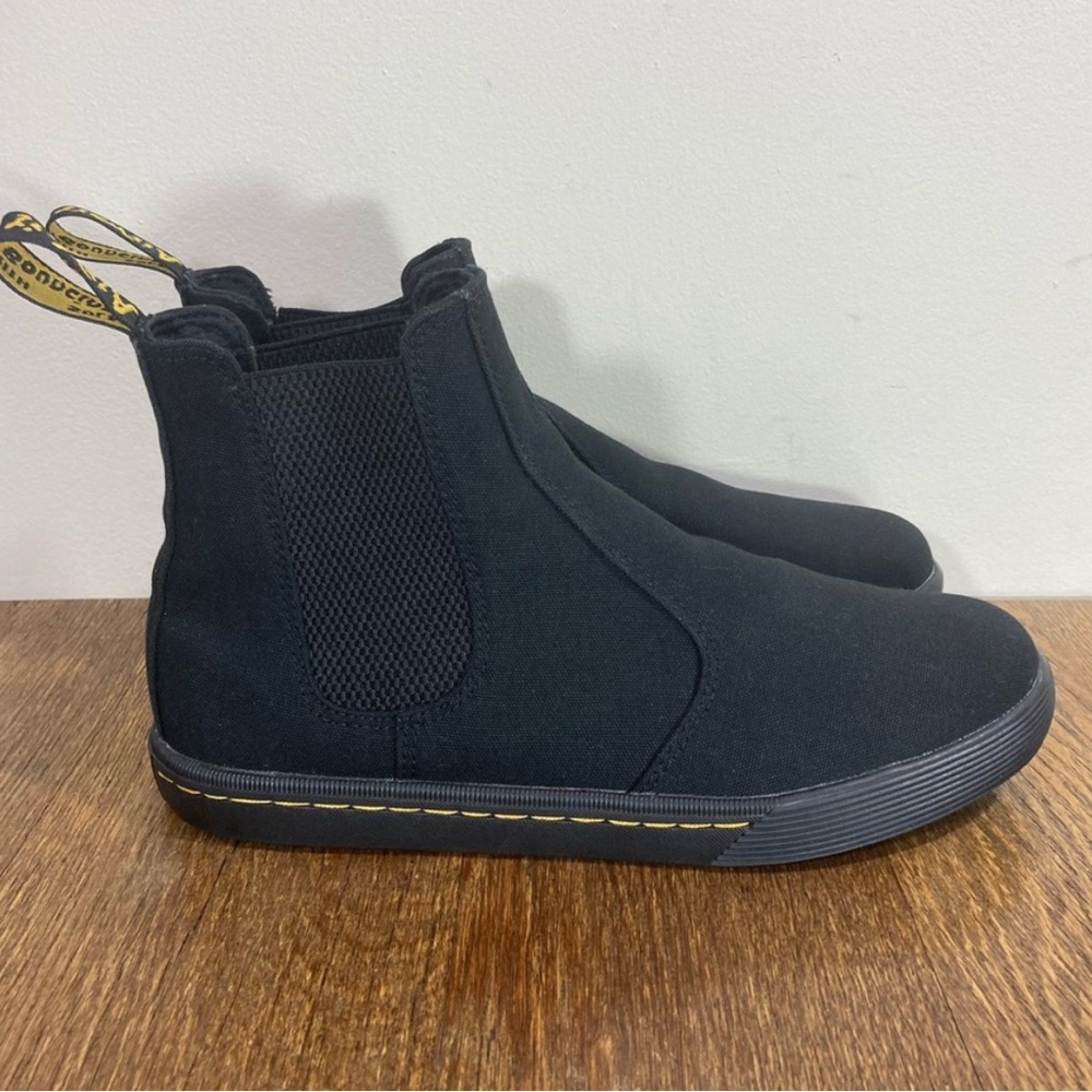 Dr Martens Makela Canvas Chelsea Boot Women’s Size 8 Black